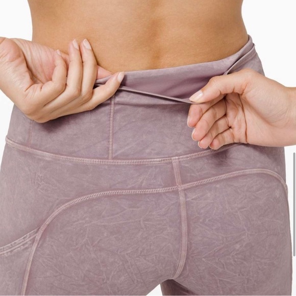 Lululemon fast and free right 25” *ice dye size 10 - Picture 5 of 9